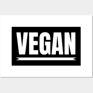 Vegan Cool Men's / Women Vegetarian Food Gift Posters and Art